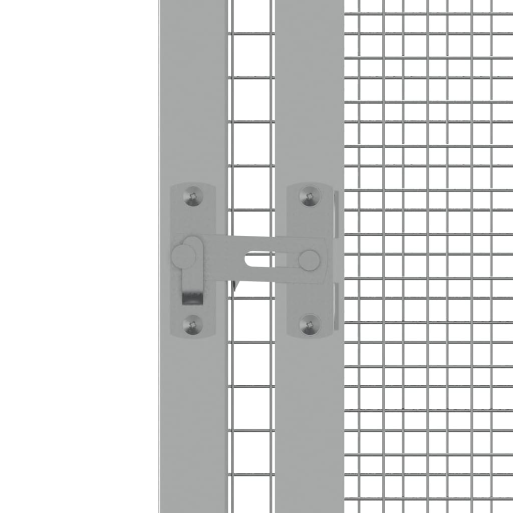 NNEVL Bird Cage Grey 302.5x324.5x211.5 cm Galvanised Steel
