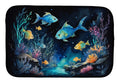 Bioluminescent Fish Dish Drying Mat