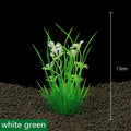 Aquatic Oasis: Vibrant Plastic Water Plant Set For Fish Tank Decoration